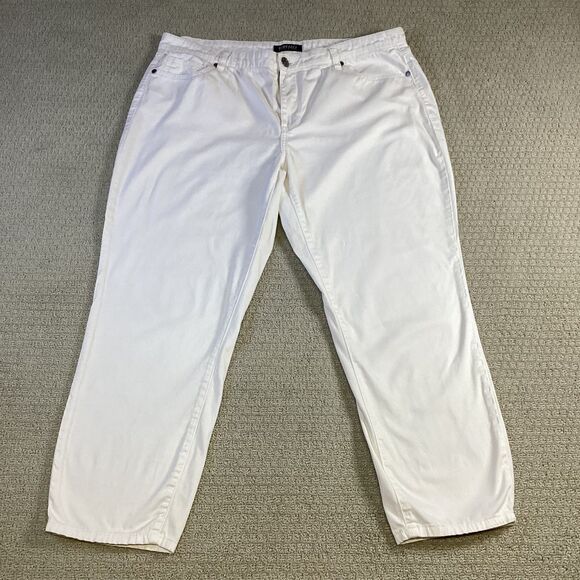 Buffalo David Bitton Denim - Buffalo David Bitton White Ankle Skinny Jeans